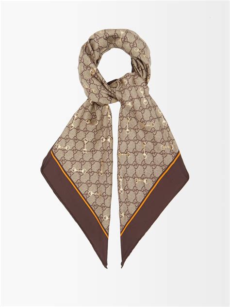 gucci shiny scarf|Gucci scarf buy online.